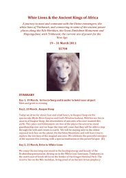 White Lions and the Ancient Kings of Africa 2011 - Transformational ...