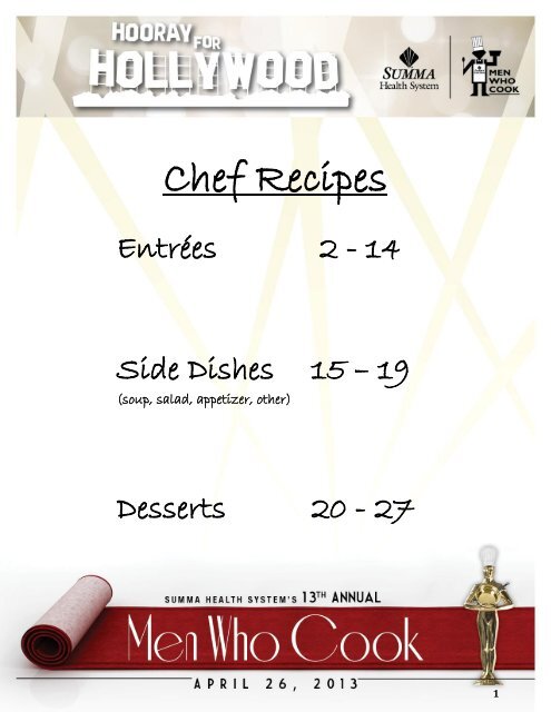 Chef Recipes - Summa Health System