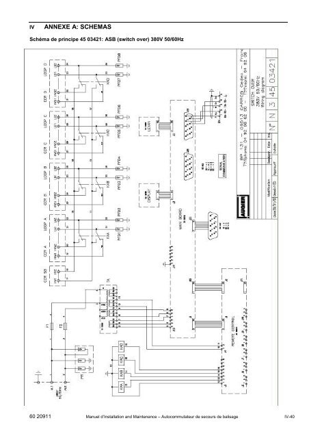 installation & maintenance : autocommutateur de secours ... - Augier