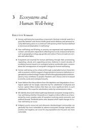 Ecosystems and Human Well-being: A Framework for Assessment