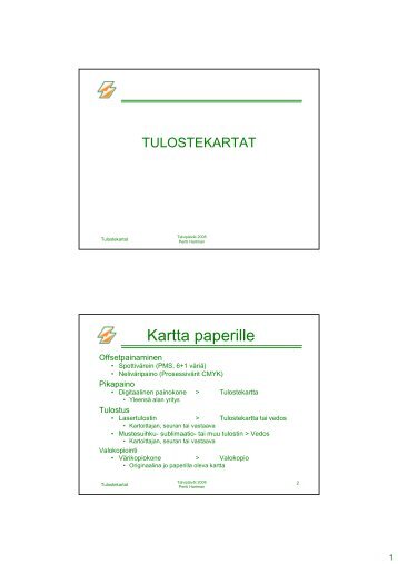 Kartta paperille