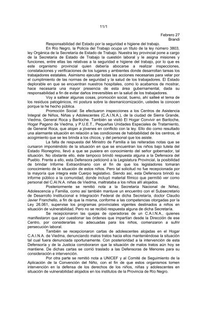 provincia de rio negro versión taquigráfica legislatura 37º periodo ...