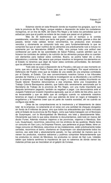 provincia de rio negro versión taquigráfica legislatura 37º periodo ...