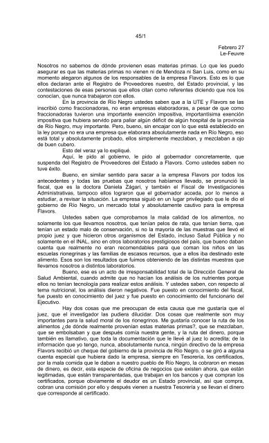 provincia de rio negro versión taquigráfica legislatura 37º periodo ...