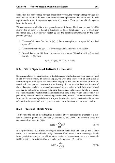 Chapter 8 Vector Spaces in Quantum Mechanics