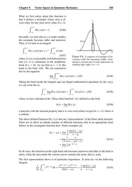Chapter 8 Vector Spaces in Quantum Mechanics