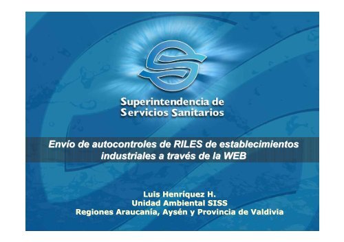 EnvÃ­o de autocontroles de RILES de establecimientos ... - Siss