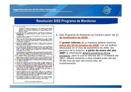 EnvÃ­o de autocontroles de RILES de establecimientos ... - Siss