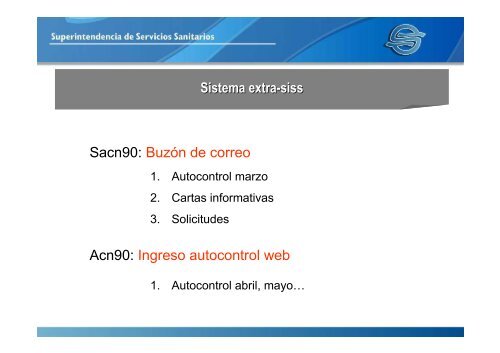 EnvÃ­o de autocontroles de RILES de establecimientos ... - Siss