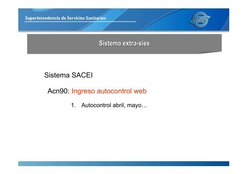 EnvÃ­o de autocontroles de RILES de establecimientos ... - Siss