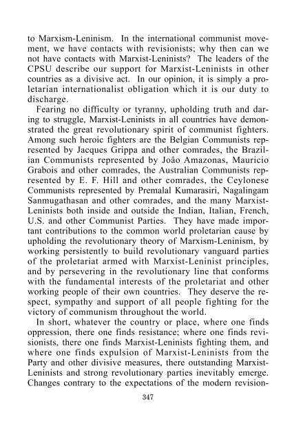 Polemic on General Line of International ... - From Marx to Mao
