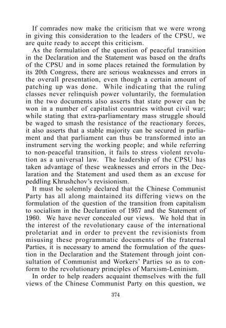 Polemic on General Line of International ... - From Marx to Mao