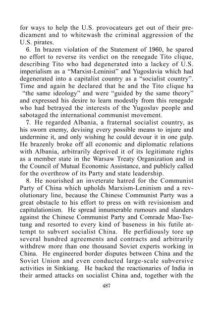 Polemic on General Line of International ... - From Marx to Mao