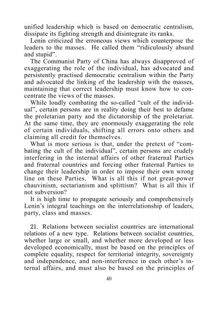 Polemic on General Line of International ... - From Marx to Mao