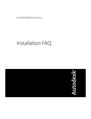 AutoCAD Mechanical 2012 Installation FAQ - Exchange - Autodesk