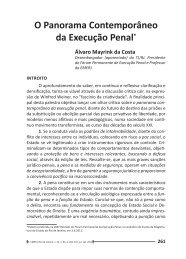 O Panorama ContemporÃ¢neo da ExecuÃ§Ã£o Penal* - Emerj