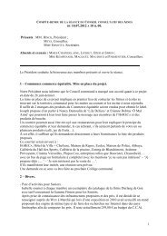 Conseil consultatif des AÃ®nÃ©s du 10 juillet 2012 - Stavelot
