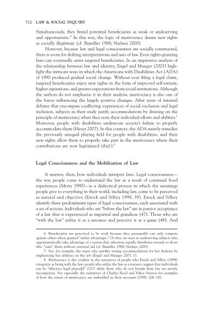Legitimacy, Social Identity, and the Mobilization of Law: The Effects ...