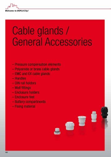 Cable glands / General Accessories - Phoenix Mecano Kft.