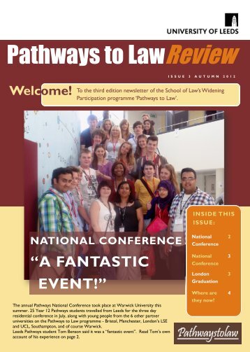 Pathways to LawReview - School of Law - University of Leeds