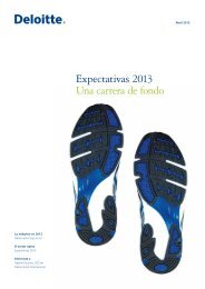 Expectativas 2013 Una carrera de fondo - Deloitte