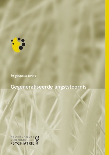 NVvP Gegeneraliseerde angststoornis (PDF bestand ... - GGZ inGeest