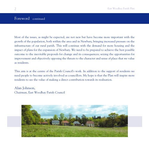 east woodhay parish plan - Basingstoke and Deane Borough Council