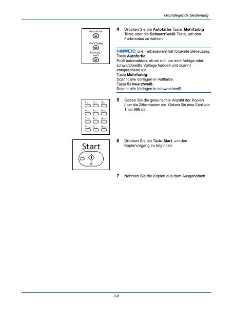 ANLEITUNG BEDIENUNGS- - Utax