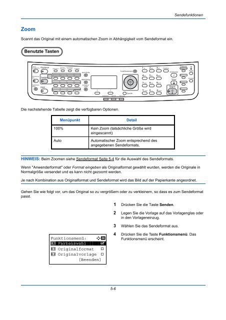 ANLEITUNG BEDIENUNGS- - Utax