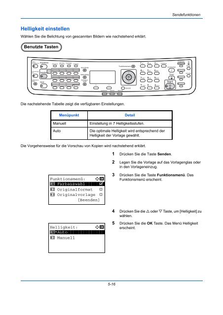 ANLEITUNG BEDIENUNGS- - Utax