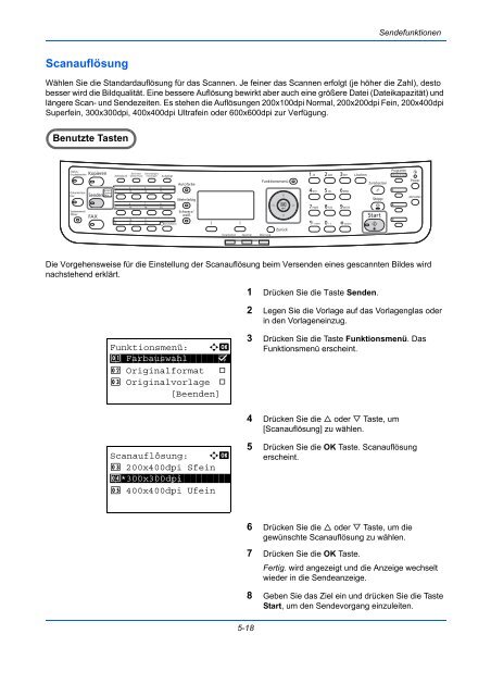 ANLEITUNG BEDIENUNGS- - Utax