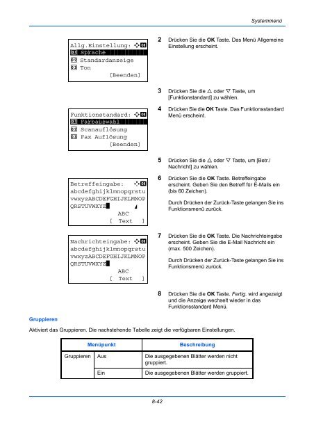 ANLEITUNG BEDIENUNGS- - Utax