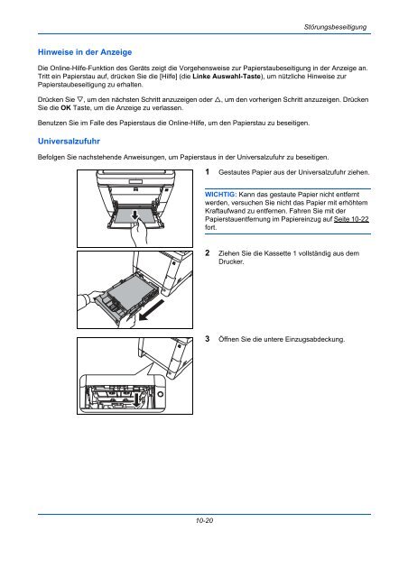 ANLEITUNG BEDIENUNGS- - Utax