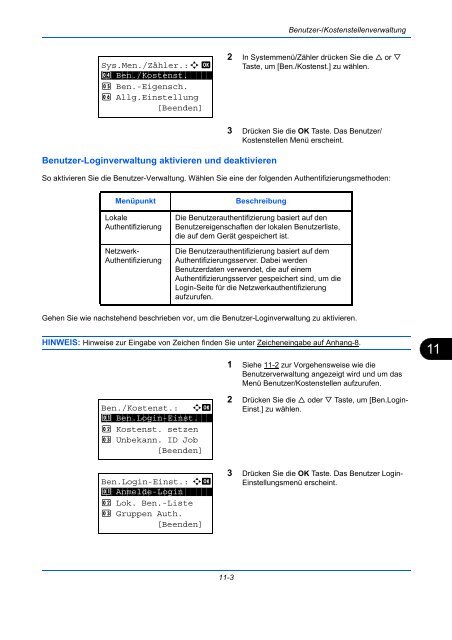 ANLEITUNG BEDIENUNGS- - Utax