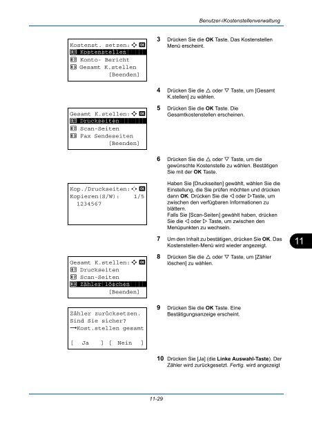 ANLEITUNG BEDIENUNGS- - Utax