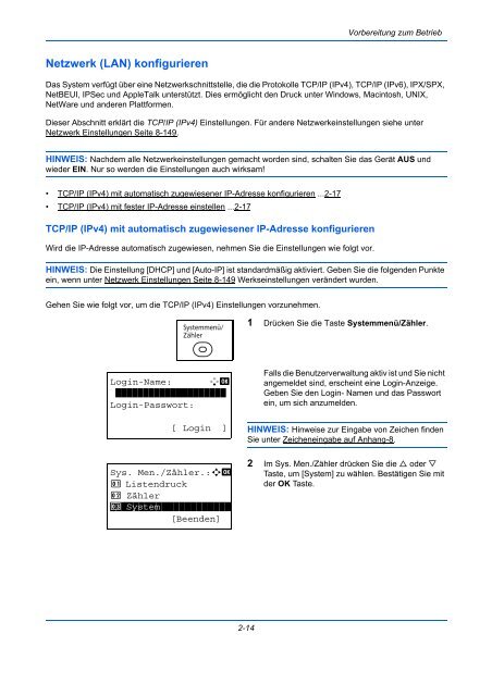 ANLEITUNG BEDIENUNGS- - Utax