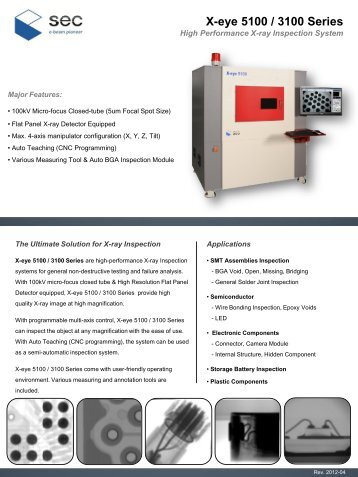 X-eye 5100 / 3100 Series - Algar