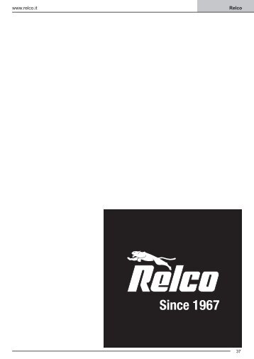 Since 1967 - Relco