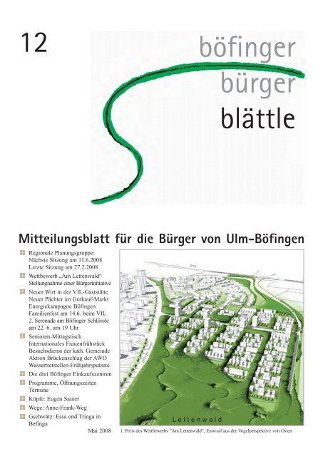 12 böfinger bürger blättle - RPG - Ulm