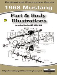 DEMO - 1968 Mustang Part & Body Illustrations - ForelPublishing.com