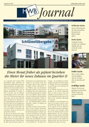 PDF HWB-Journal Juli 2005 - h e n n i g s d o r f . d e