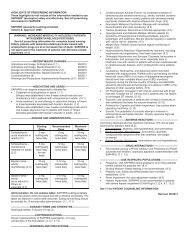 HIGHLIGHTS OF PRESCRIBING INFORMATION - Lundbeck