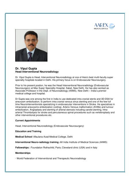 Dr. Vipul Gupta - Surgery in India