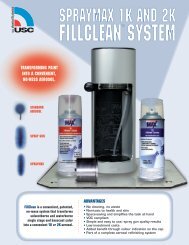 SprayMax FillClean System - US Chemical & Plastics