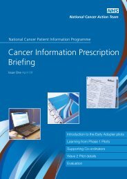 Cancer Information Prescription Briefing - Merseyside & Cheshire ...