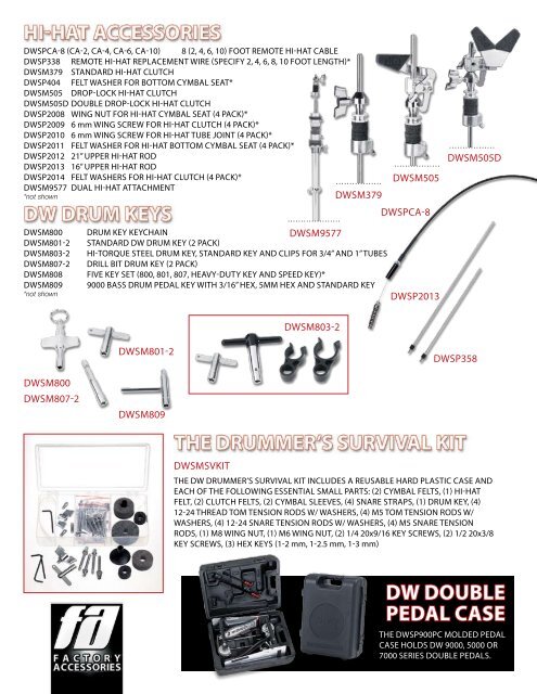 Pedals & hardware - Drum Workshop