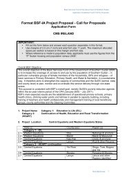 CMSI BSF-IA Proposal - Basic Services Fund SOUTH SUDAN