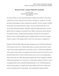 winning essay - John F. Kennedy Library and Museum