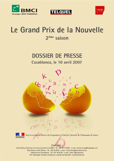 Le Grand Prix de la Nouvelle, un événement - BNP Paribas