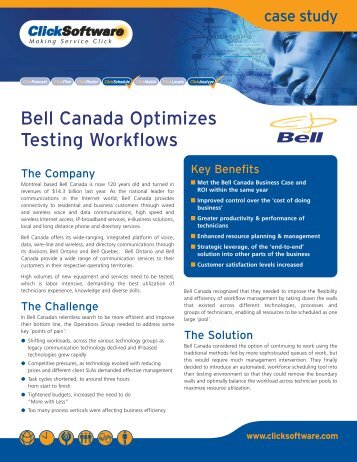 Bell_case study - ClickSoftware